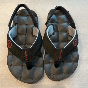 Volcom toddler sandals flip flops